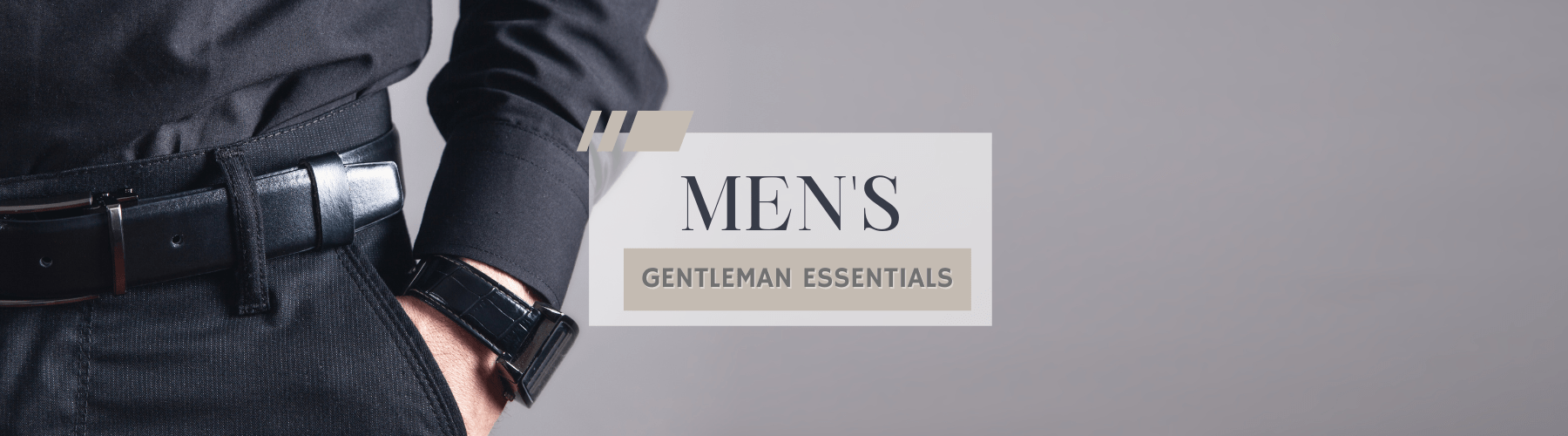 BELTS & BAGS | GENTLEMAN ESSENTIALS