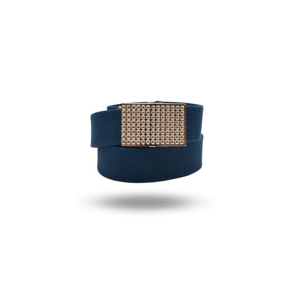 Leather Canva Blue Belts for Sale | BeltNBags