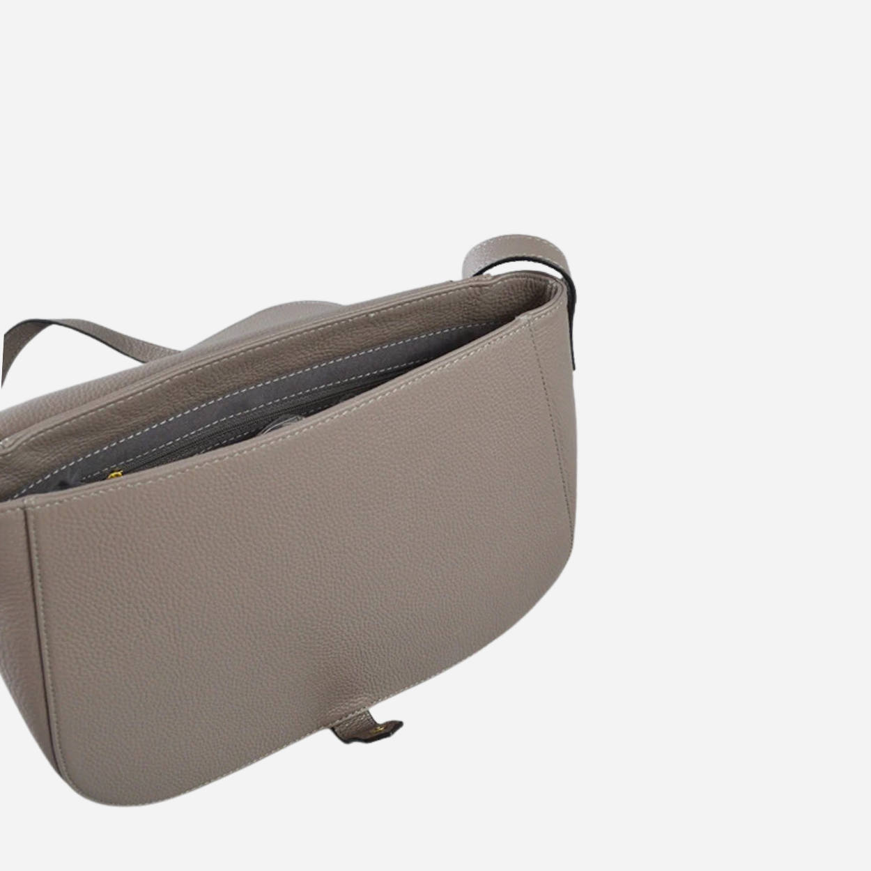 ALBERT PARK - Storm Pebbled Leather Saddle Bag - BeltNBags