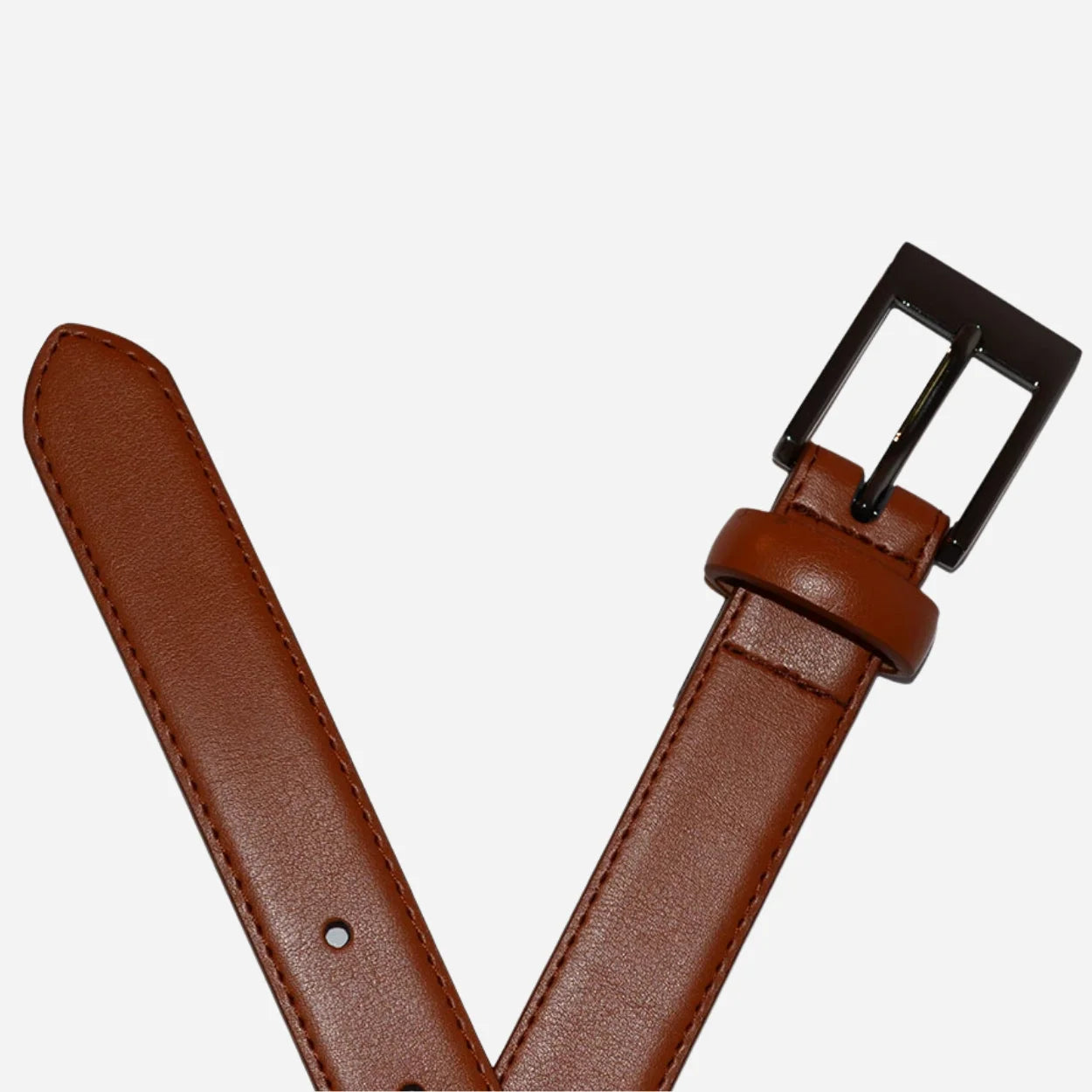 ALEX - Tan Genuine Leather Boys Belt