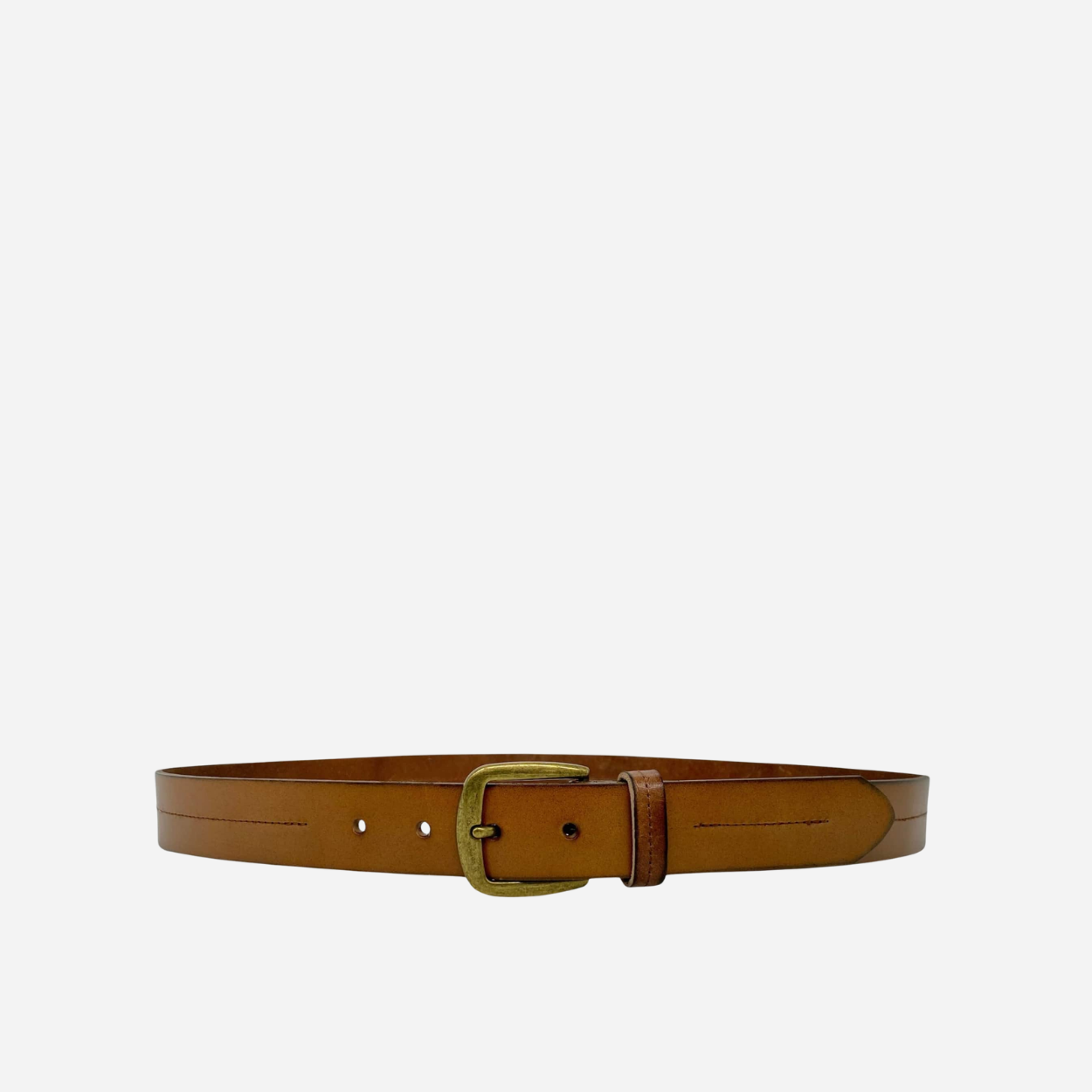 ANDREW - Mens Tan Genuine Leather Belt
