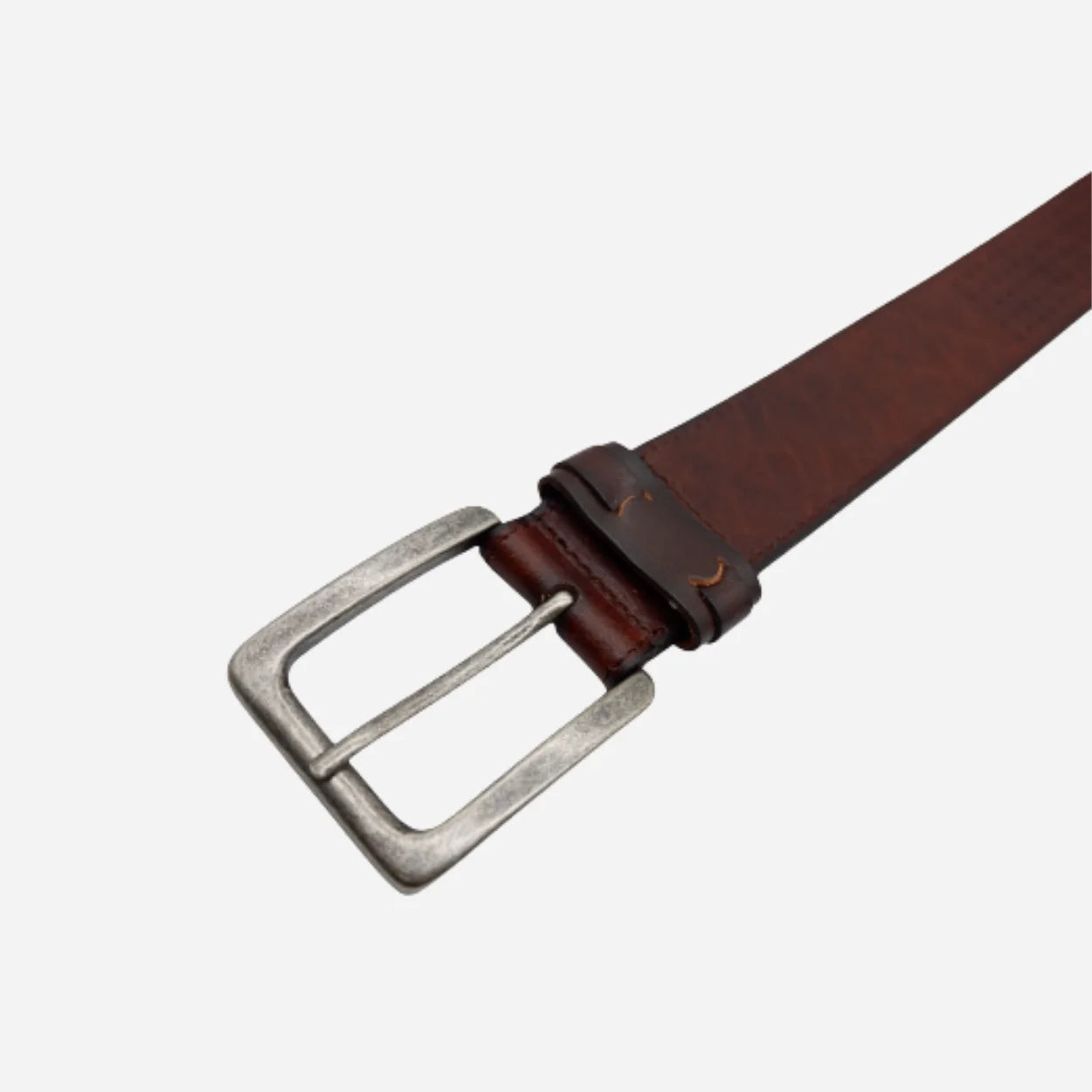 LUCAS - Mens Brown Leather Belt - BeltNBags