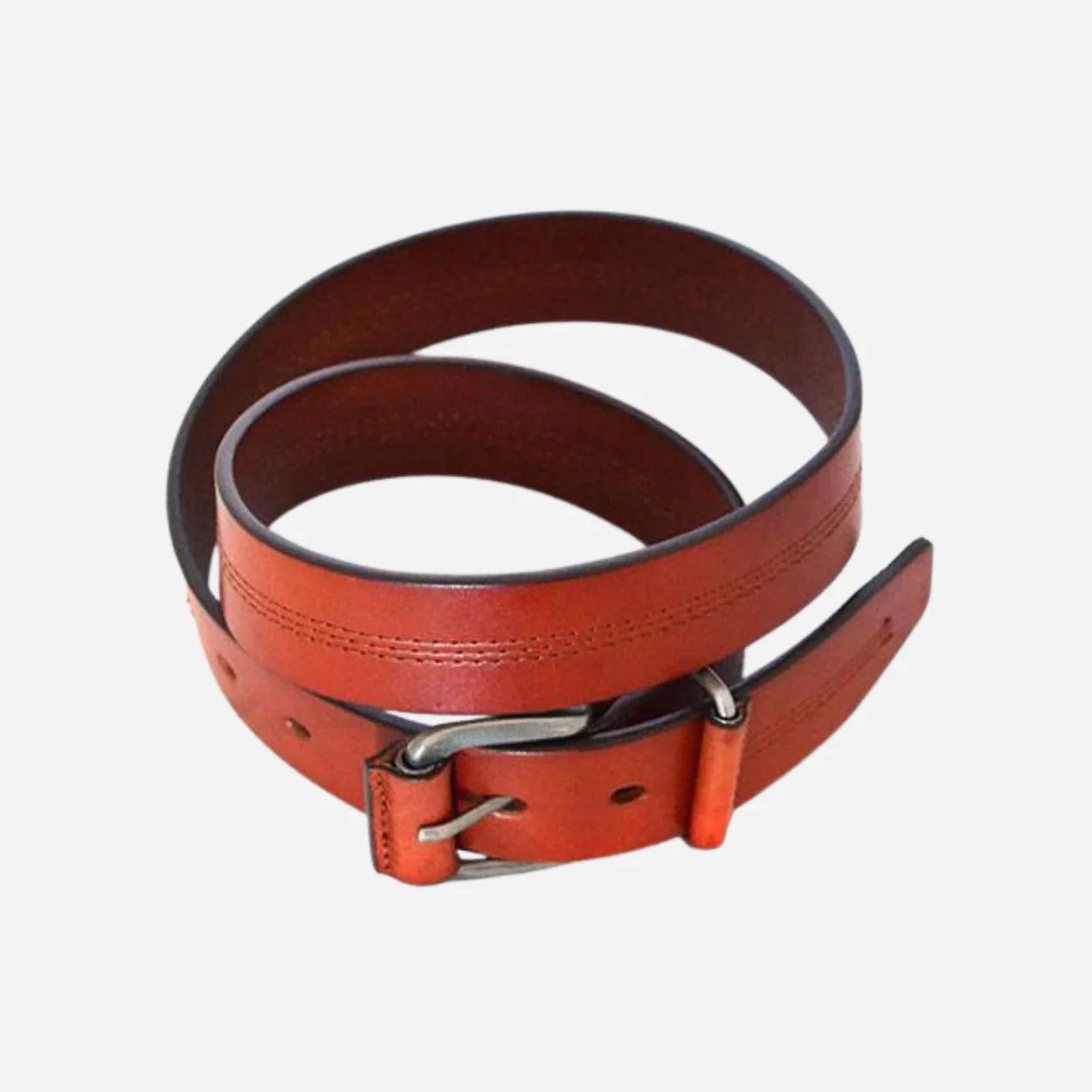 BENJI - Mens Brown Genuine Leather Belt - BeltNBags