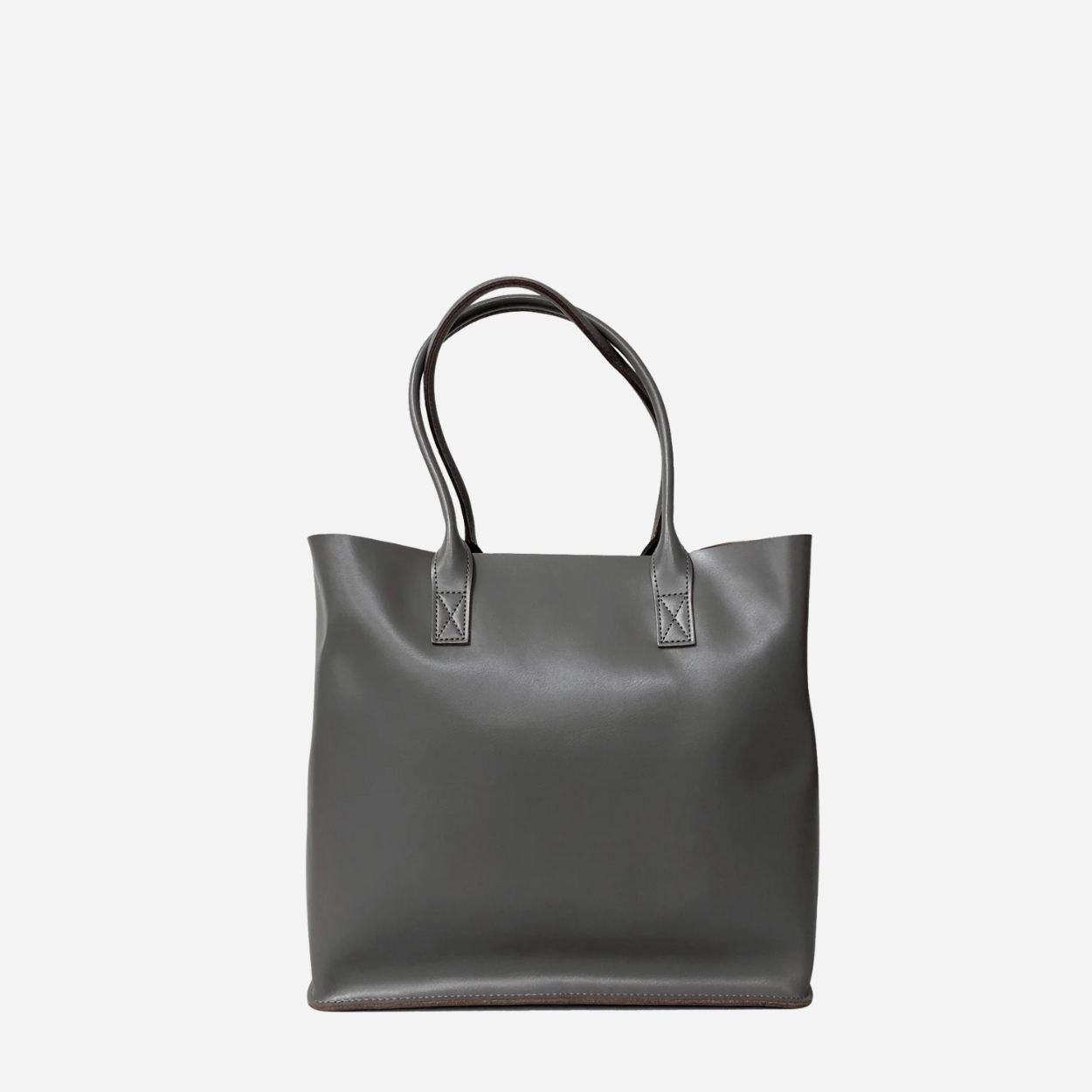 BIRCHGROVE - Women's Grey Genuine Leather Tote Bag