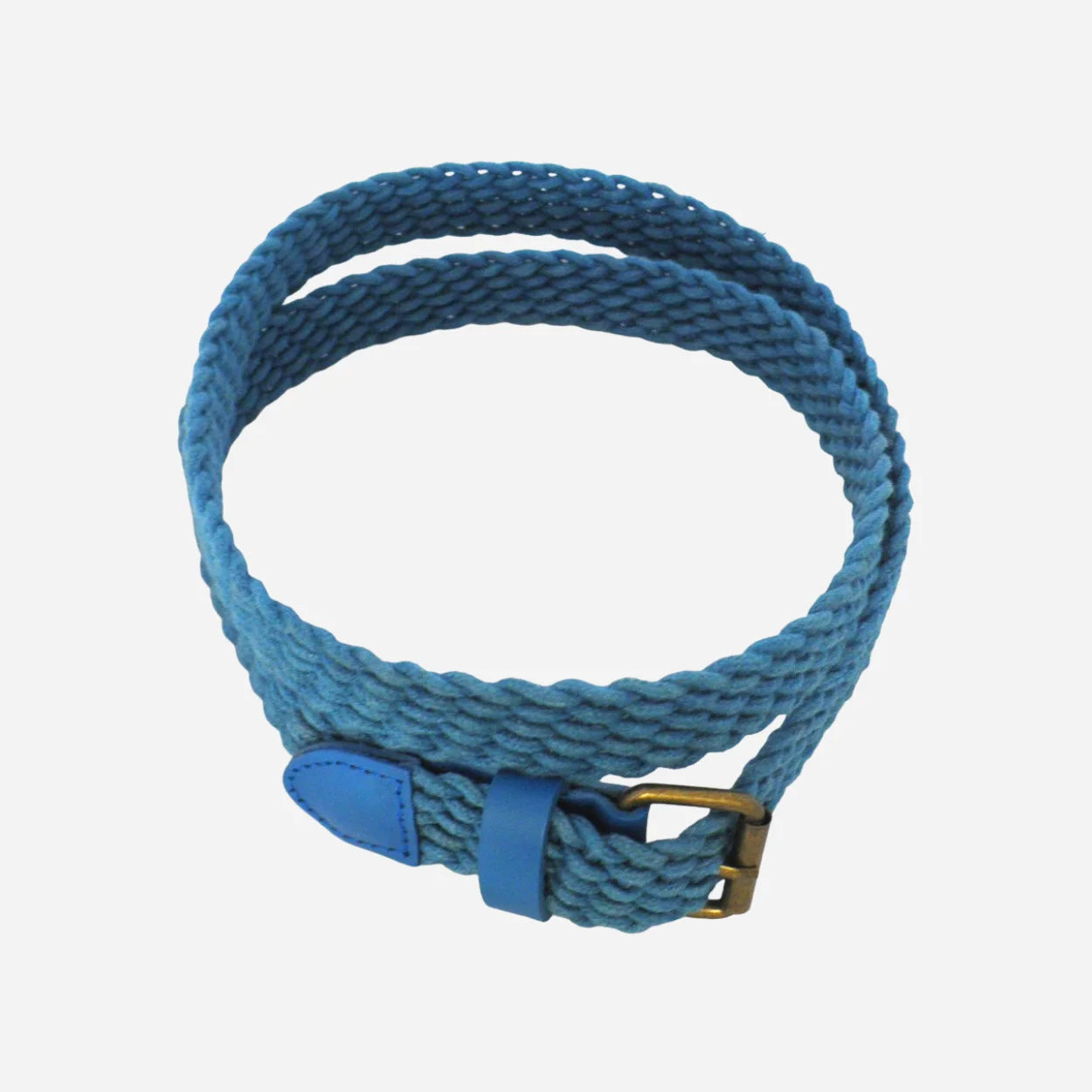 DANNY - Casual Blue Cotton Webbing Belt - BeltNBags