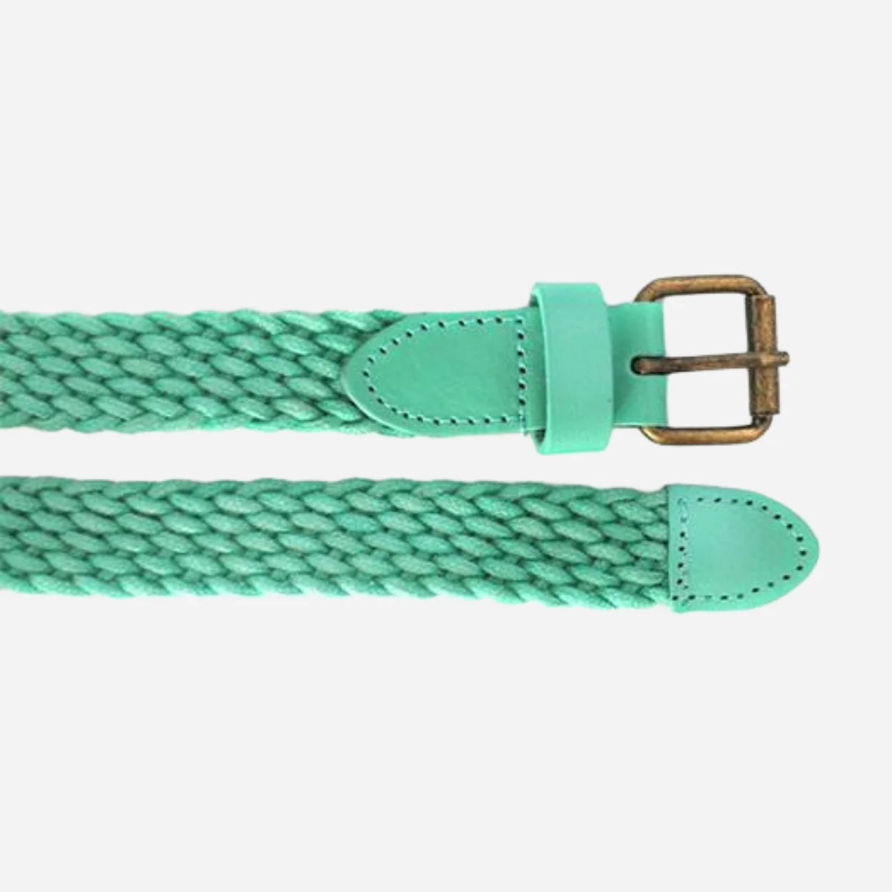 DANNY - Casual Mint Cotton Webbing Belt - BeltNBags