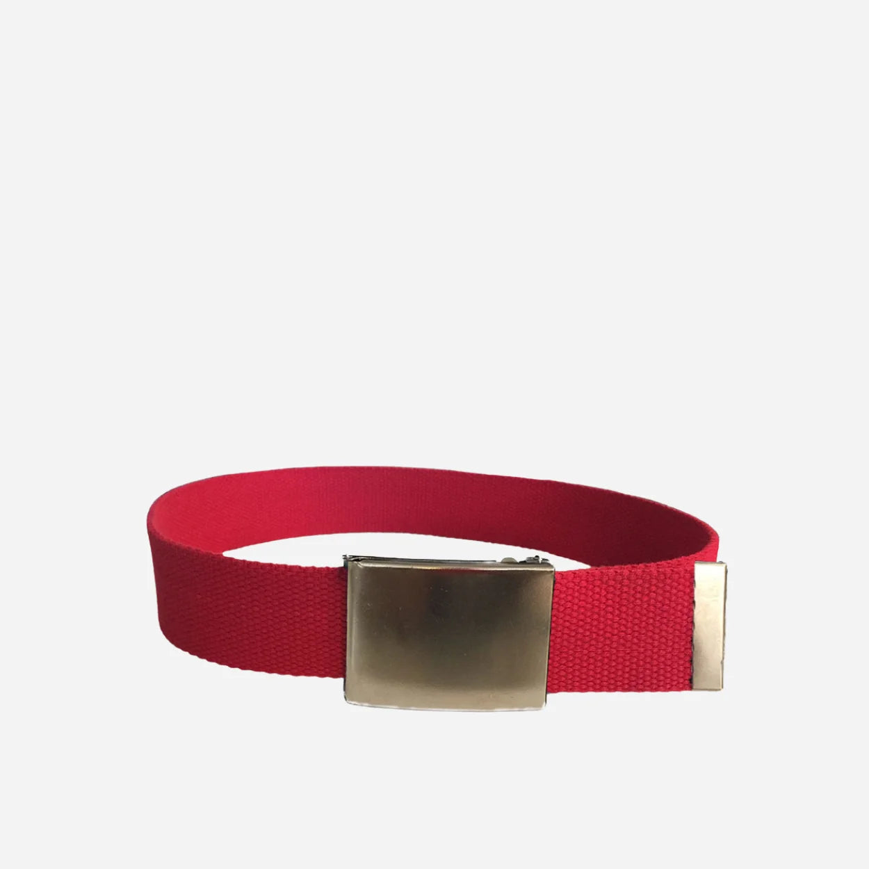 DEXTER - Cotton Nylon Webbing Belt with Silver Buckle (7 Colours)