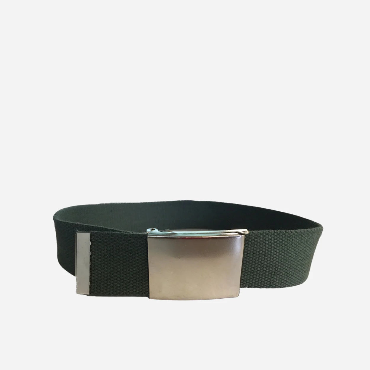 DEXTER - Cotton Nylon Webbing Belt with Silver Buckle (7 Colours)