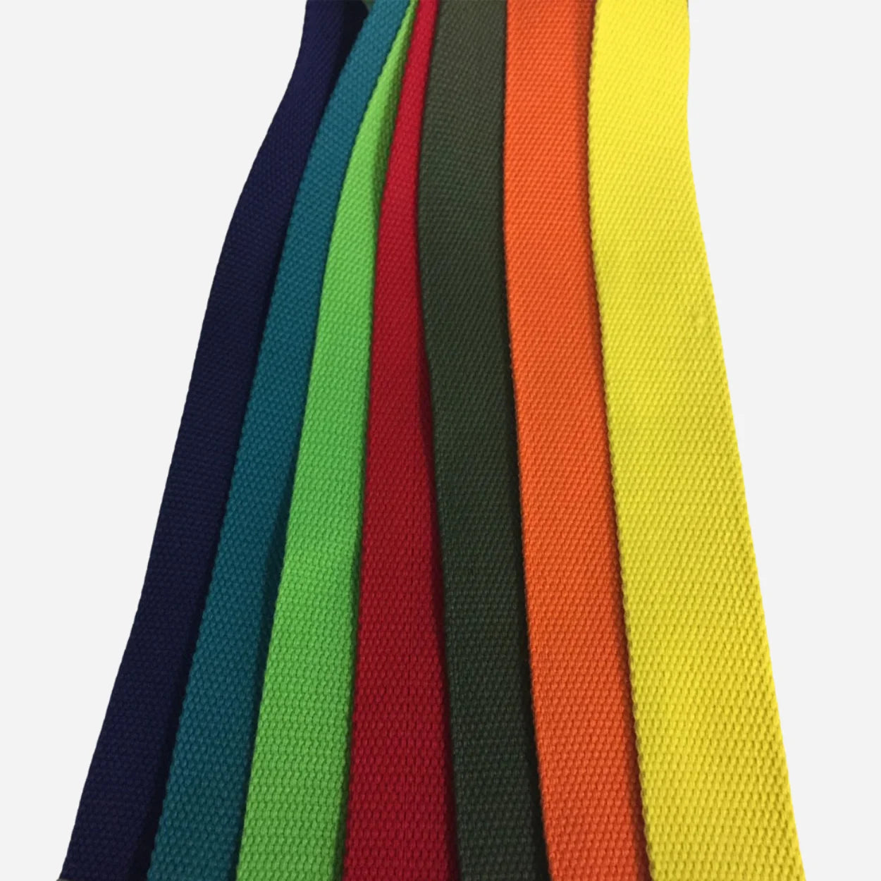 DEXTER - Cotton Nylon Webbing Belt with Silver Buckle (7 Colours)