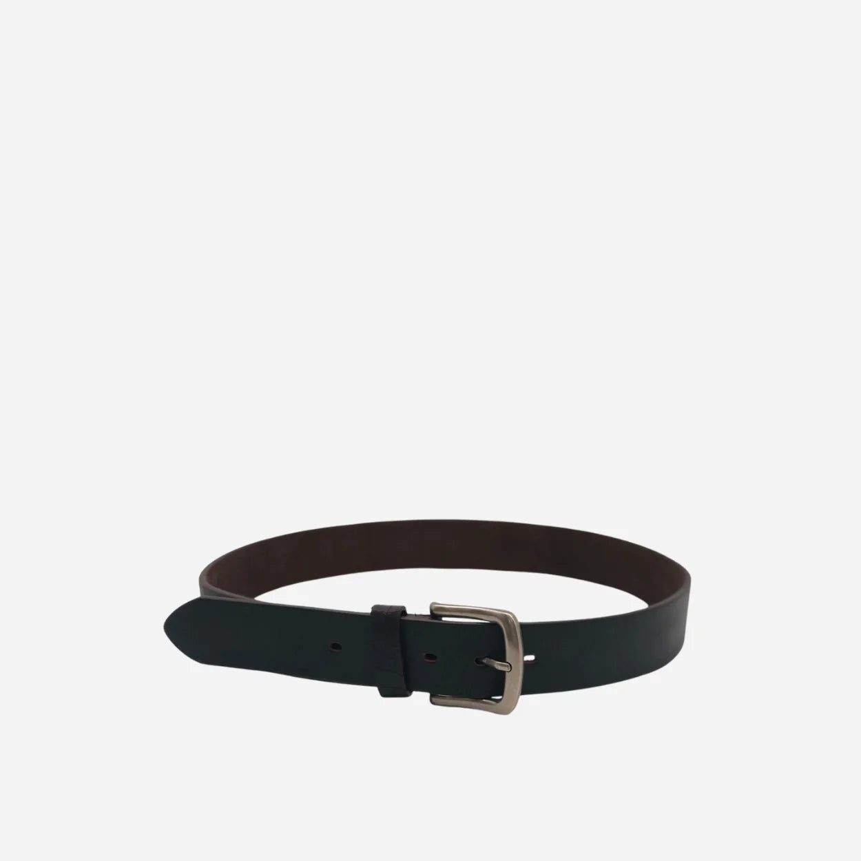 HEATH - Mens Brown Leather Belt with Crackle Finish - BeltNBags