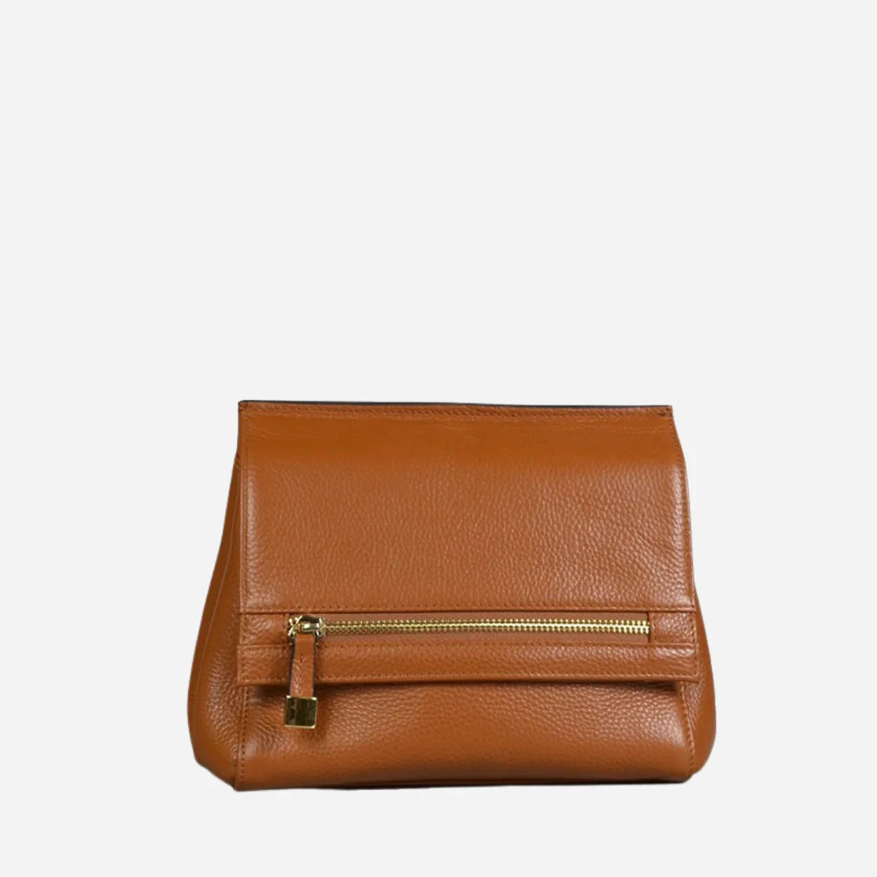 HUNTERS HILL- Tan Genuine Leather Crossbody Bag - BeltNBags
