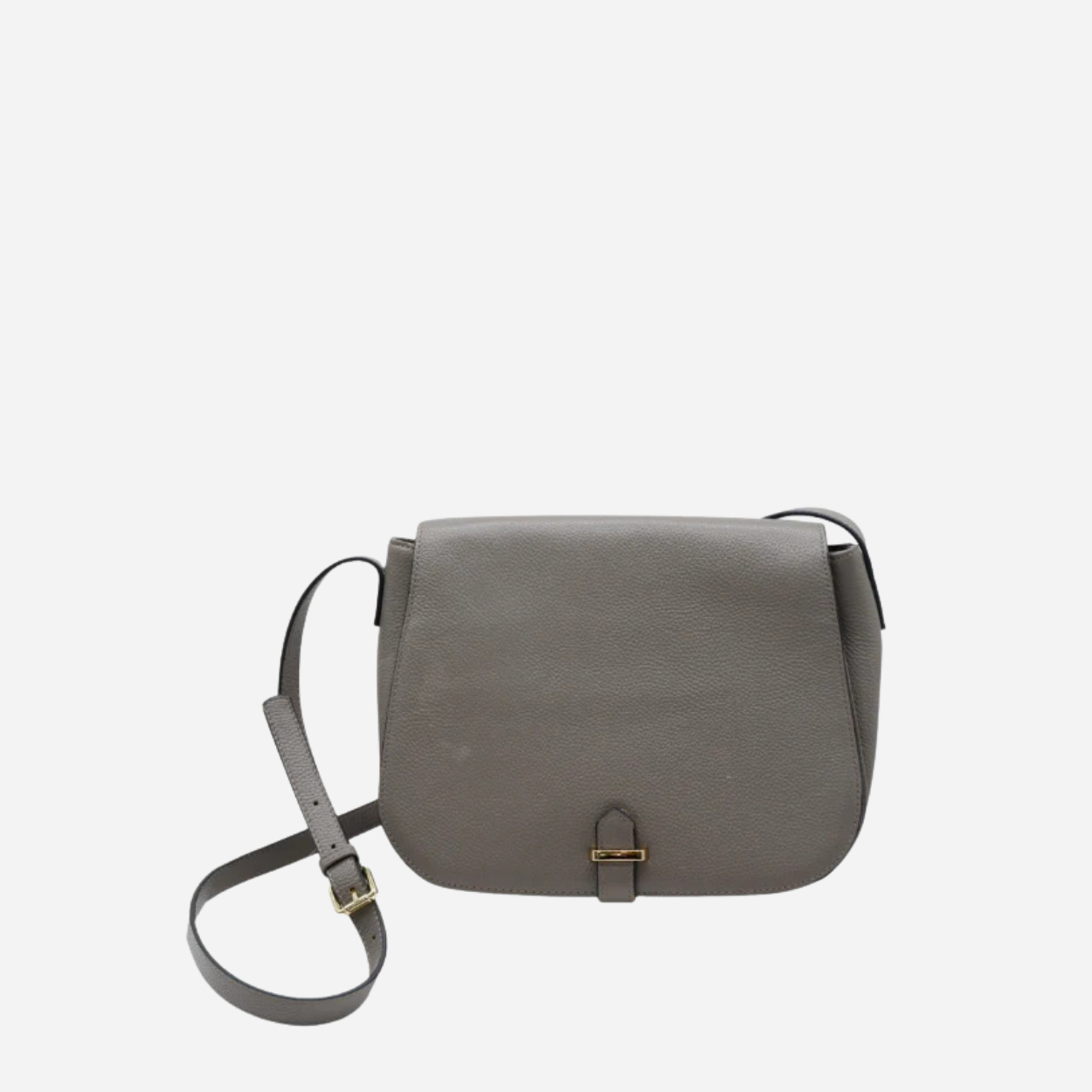 ALBERT PARK - Storm Pebbled Leather Saddle Bag