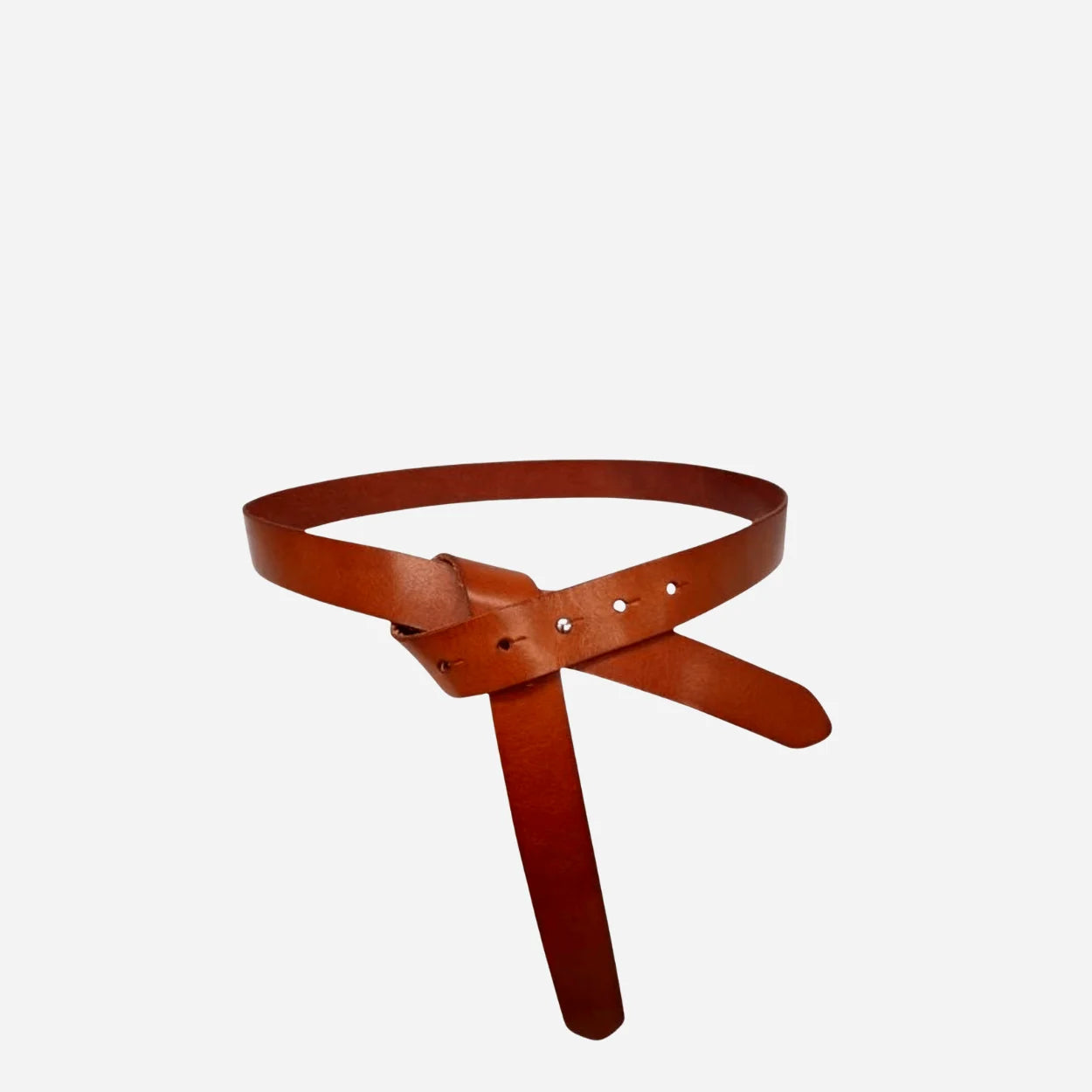 IVY - Women's Stud Closure Leather Belt