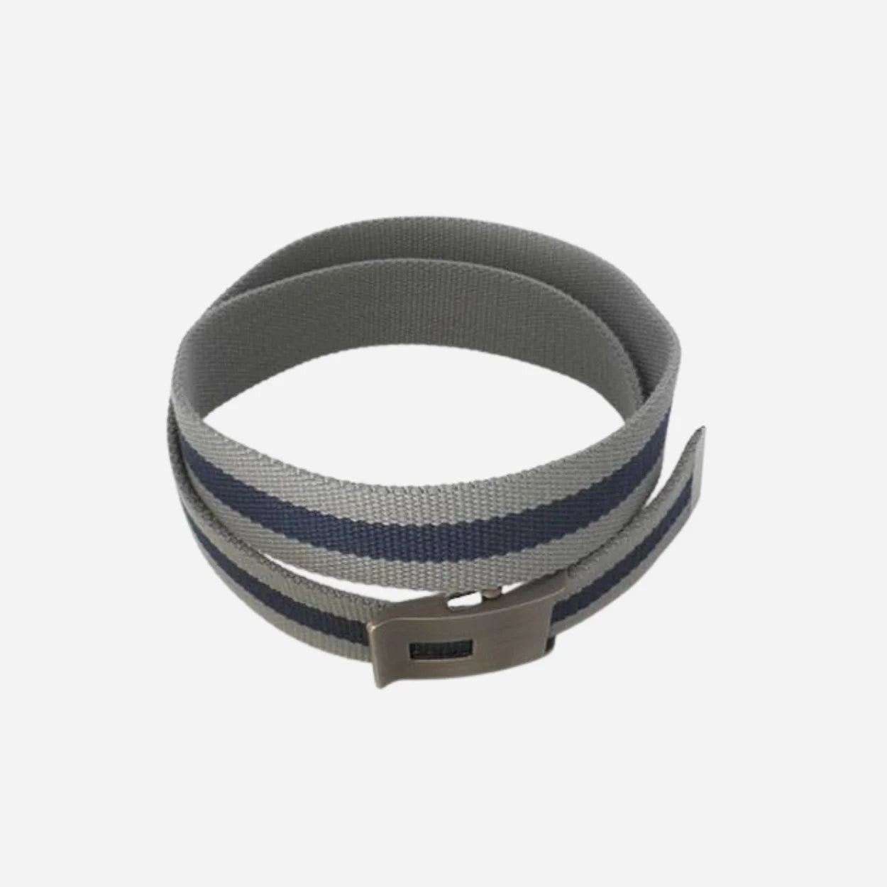 JULIAN - Mens Grey & Navy Canvas Belt - CLEARANCE - BeltNBags