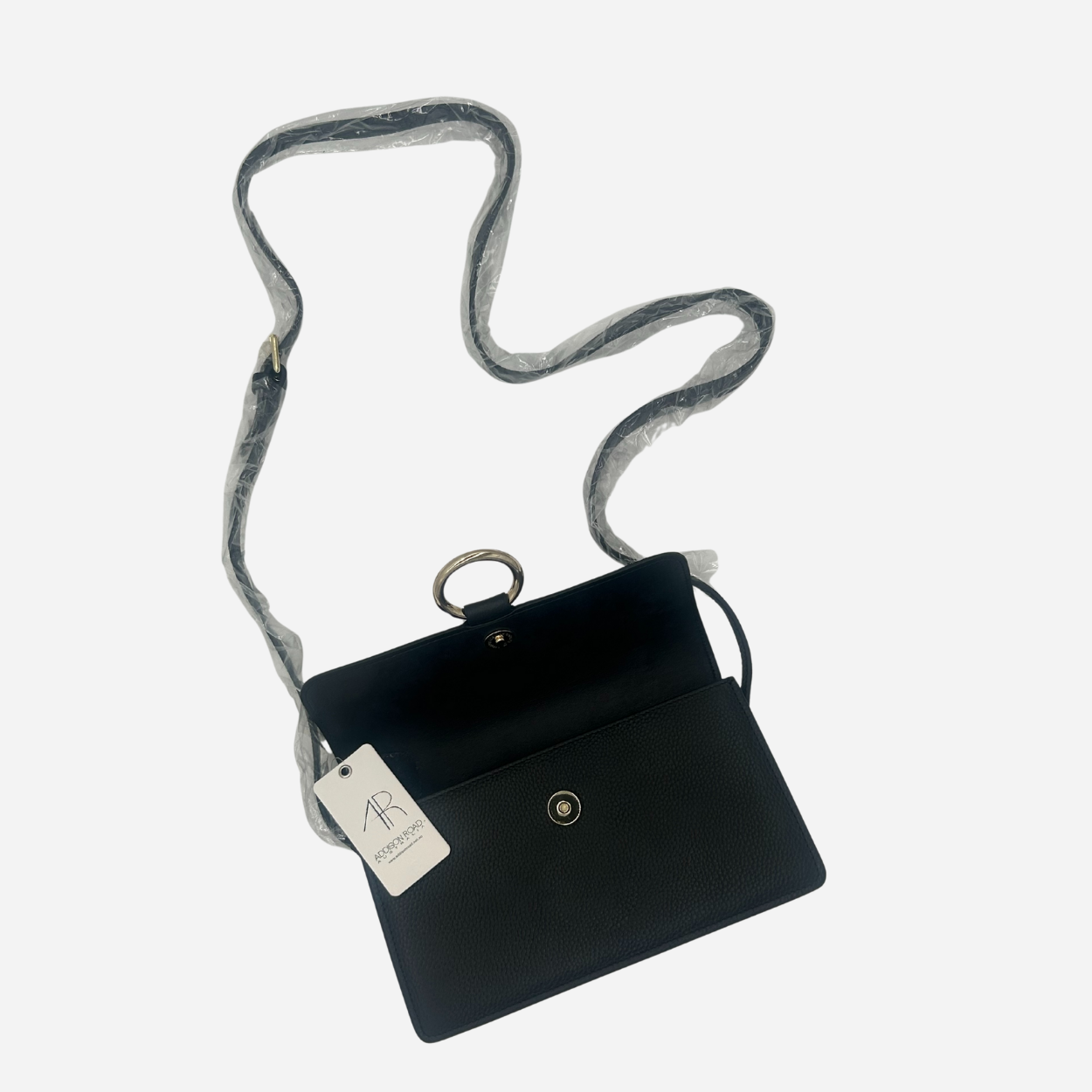 JUNO - Genuine Leather Black Women's Handbag