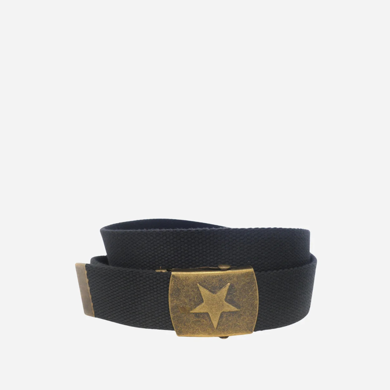 KELSO - Mens Black Webbing Belt - BeltNBags