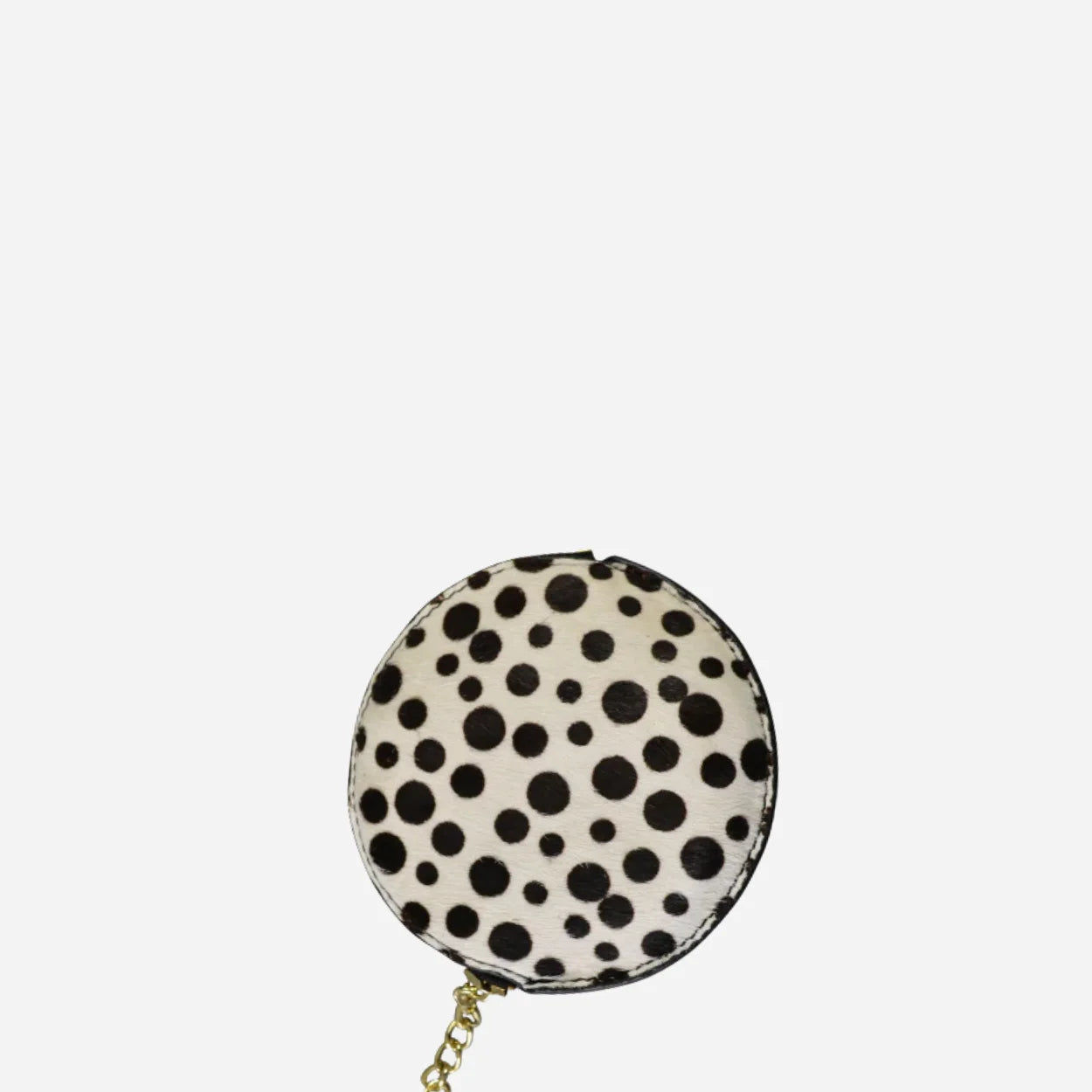 LORN - Ladies Addison Road Calf Hair Key Ring Coin Purse - BeltNBags