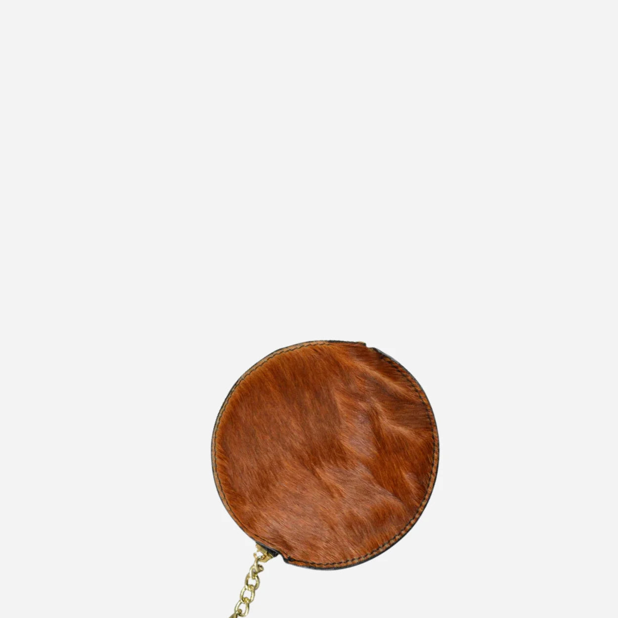 LORN - Ladies Addison Road Calf Hair Key Ring Coin Purse - BeltNBags
