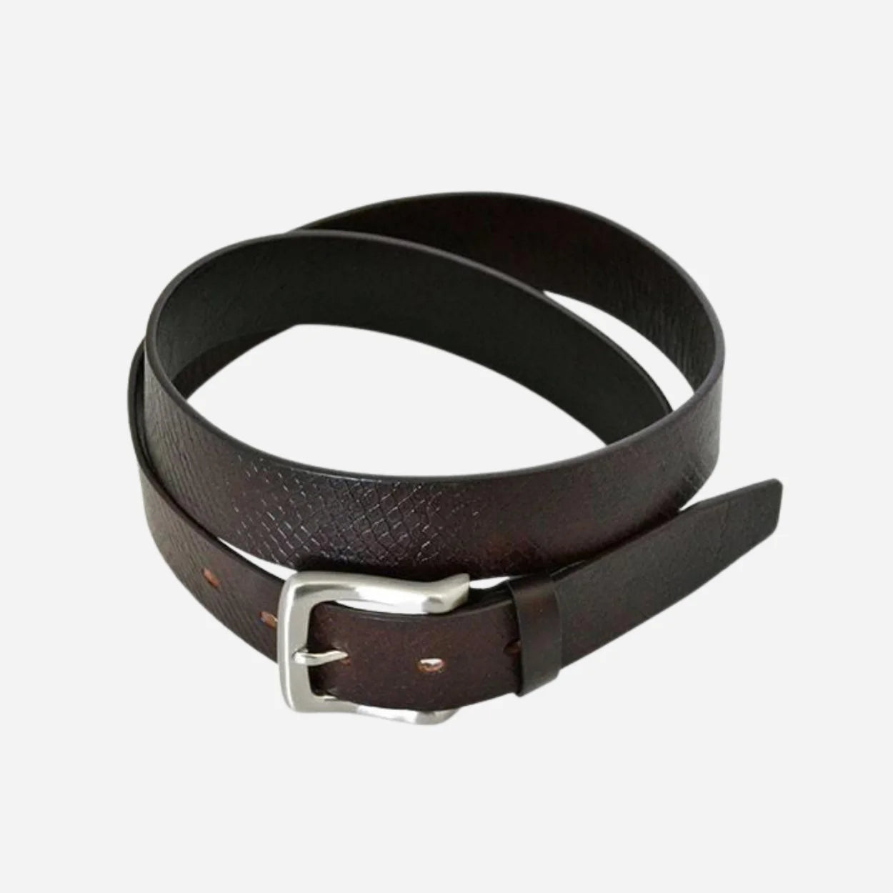 MANLY - Mens Brown Leather Belt - BeltNBags