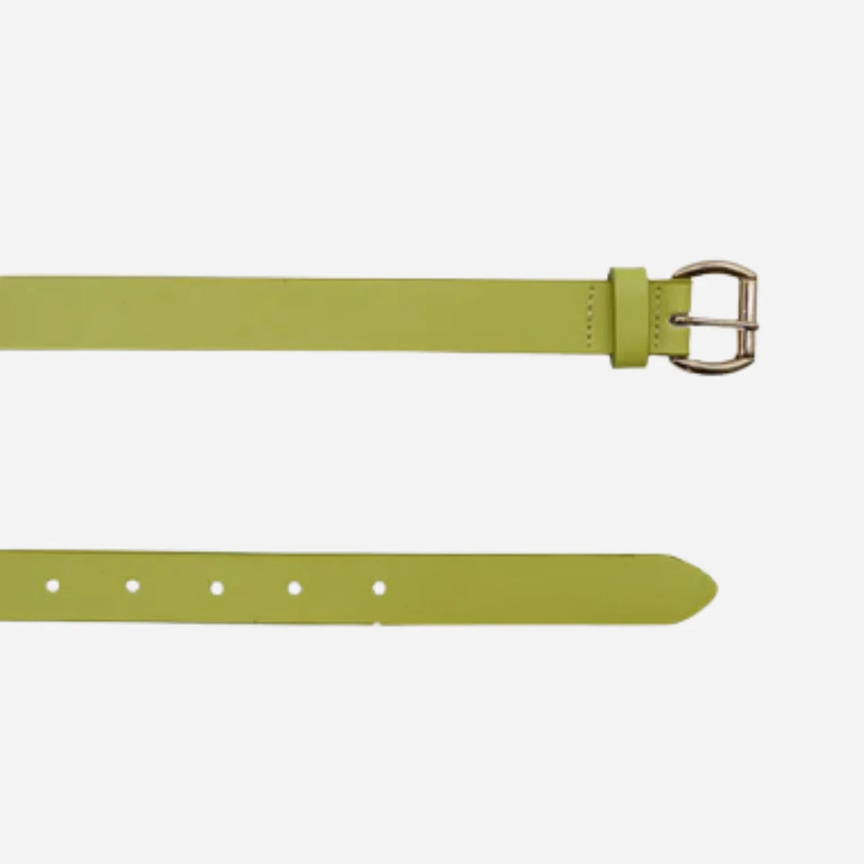 MYRA - Womens Green Genuine Leather Belt - BeltNBags