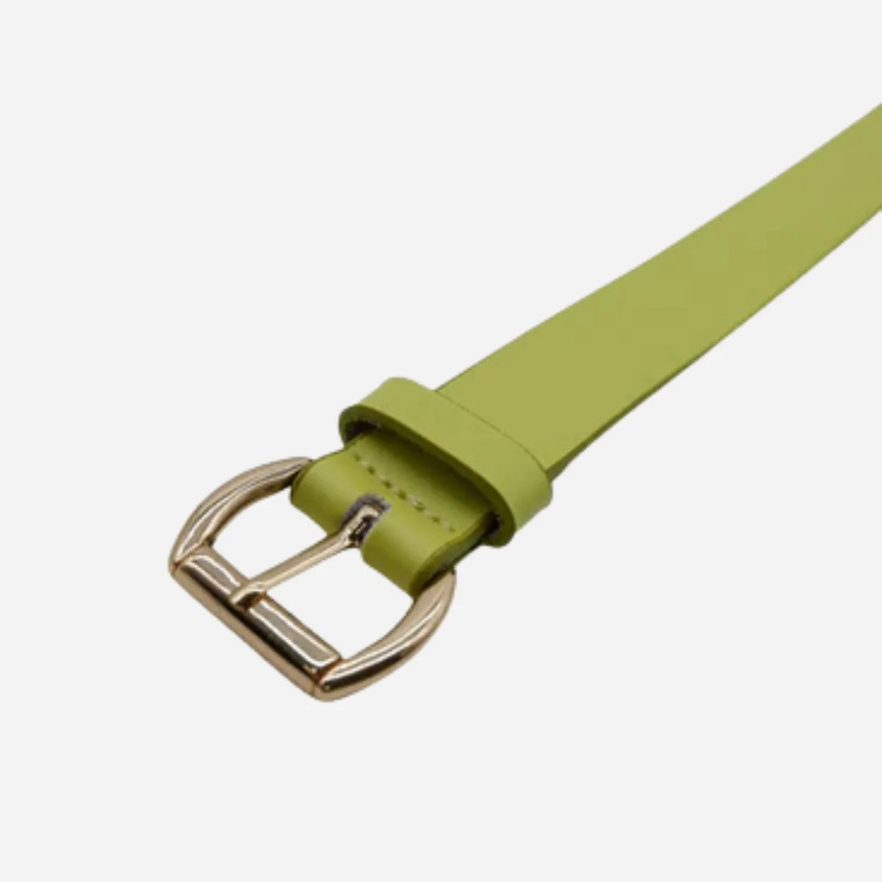 MYRA - Womens Green Genuine Leather Belt - BeltNBags