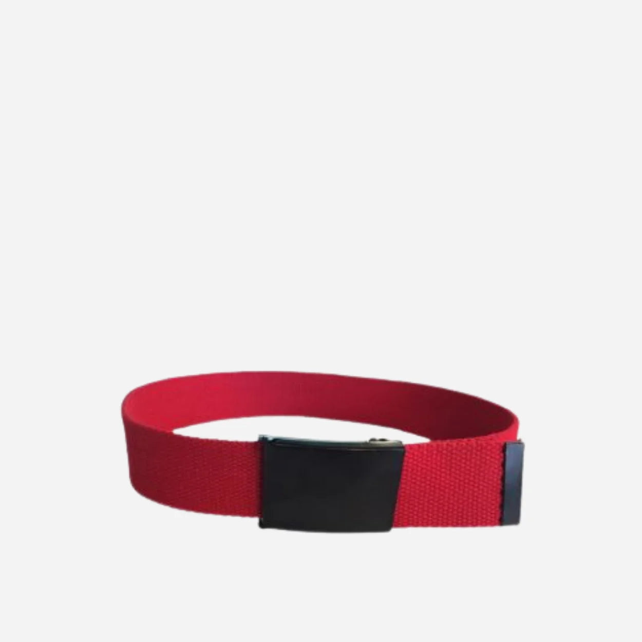 OTTO 2X1 - PLUS SIZES Cotton Nylon Webbing Belt with Black Buckle