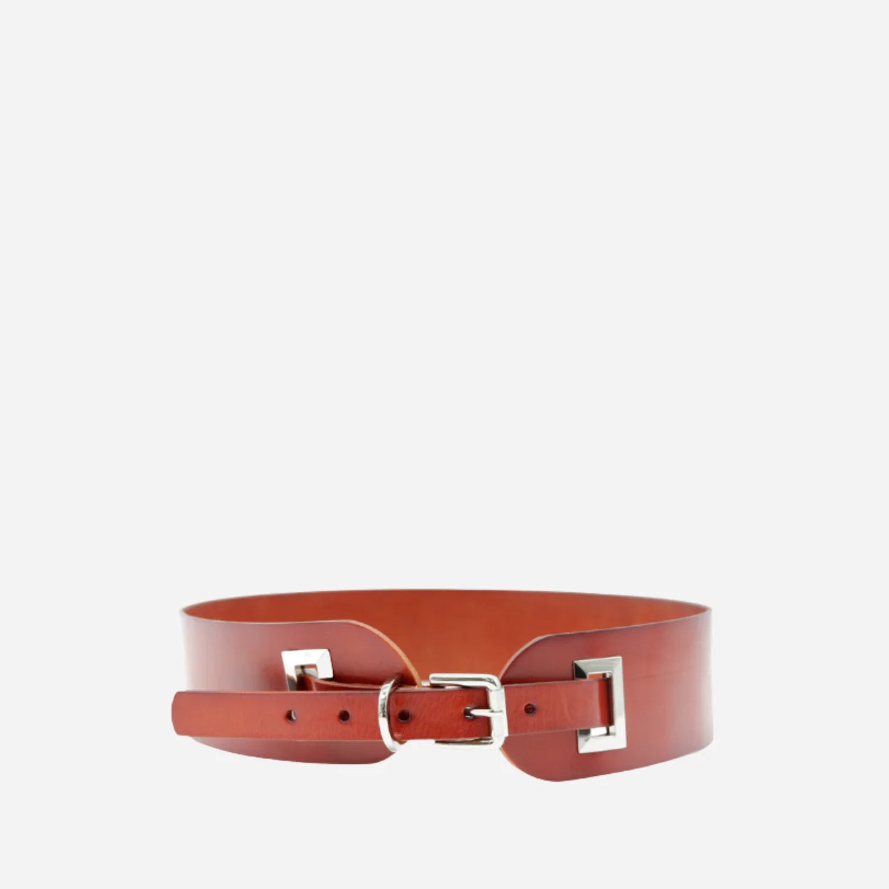 PYMBLE - Women's Tan Genuine Leather Waist Belt