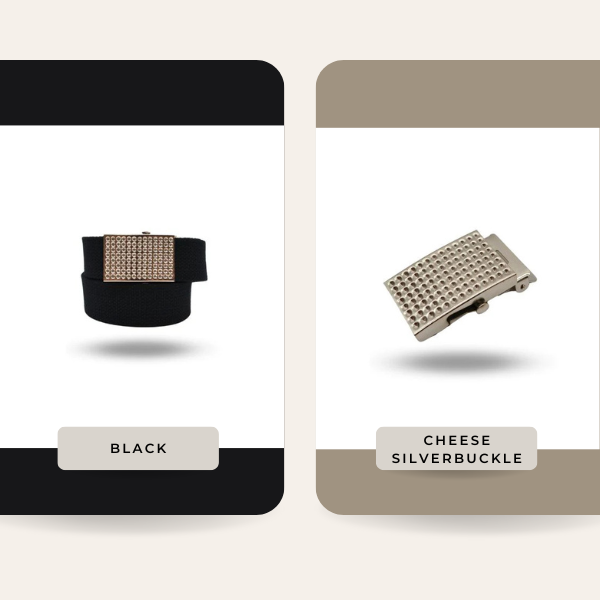 River Canvas Belt with Silver Buckle