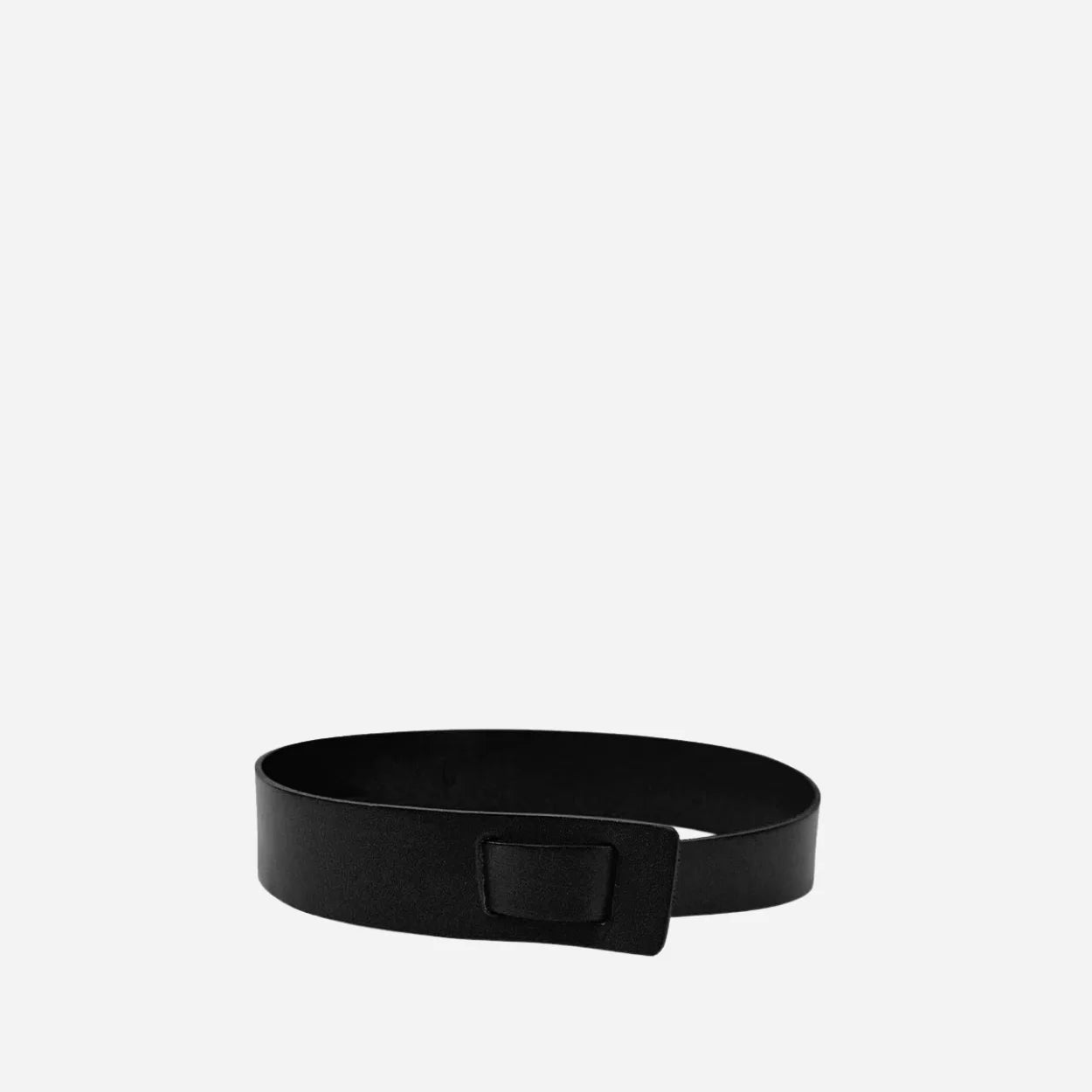 SEAFORTH - Women's Black Genuine Leather Knot Waist belt