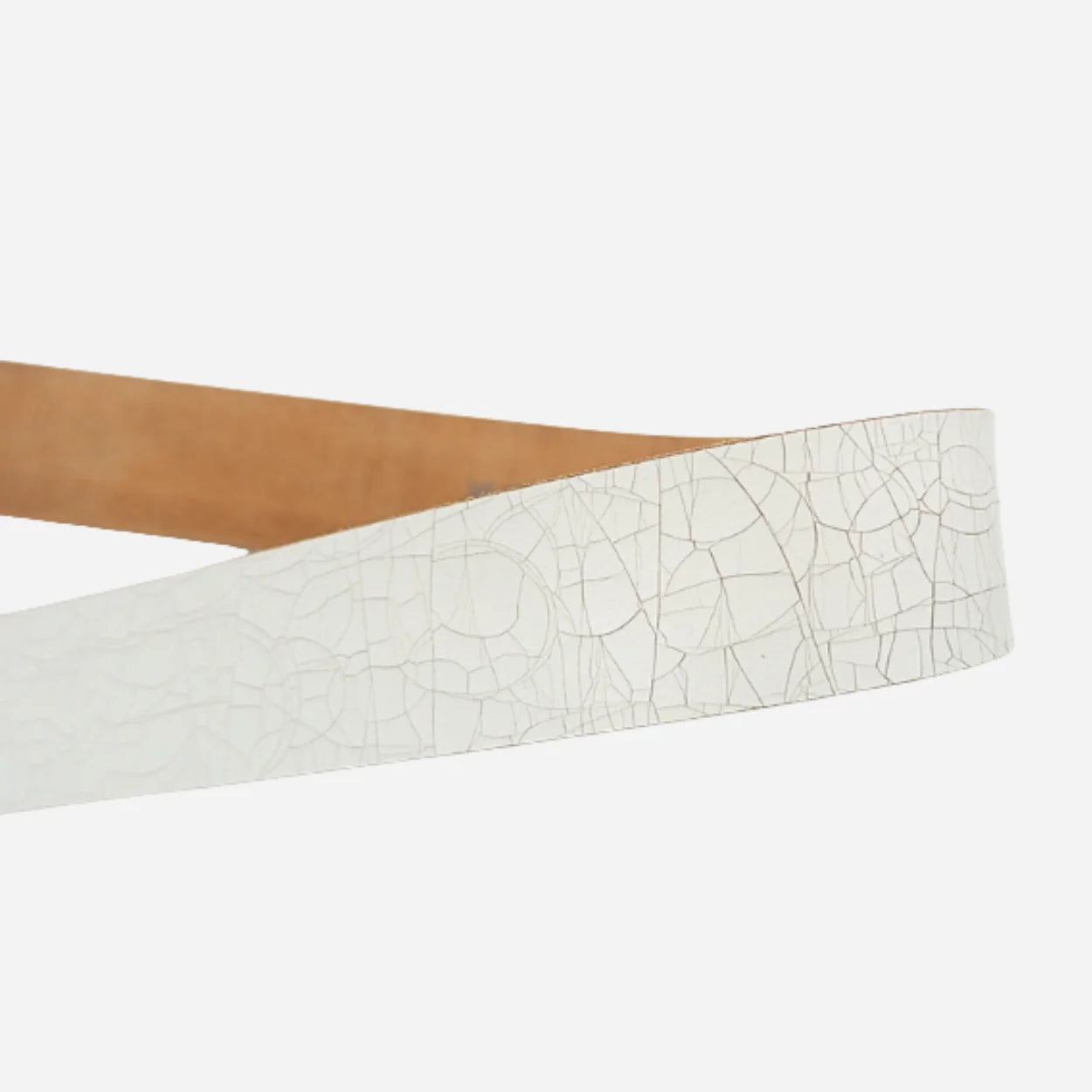 STEVEN - Mens White Leather Belt - CLEARANCE - BeltNBags