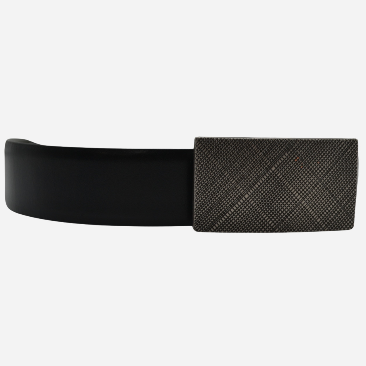 Smith Black Leather Belt - Genuine Leather