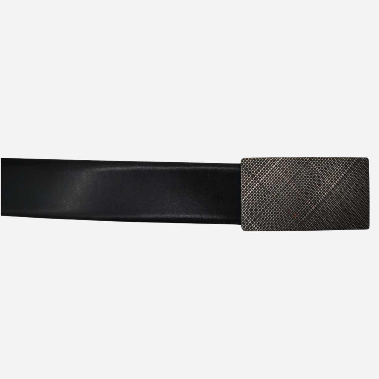 Smith Black Leather Belt - Genuine Leather