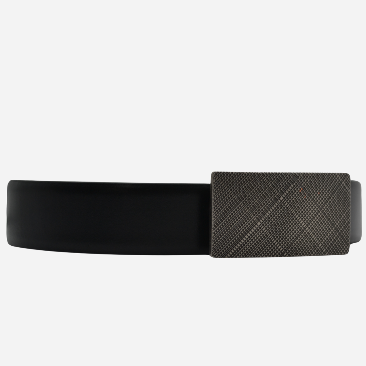 Smith Black Leather Belt - Genuine Leather