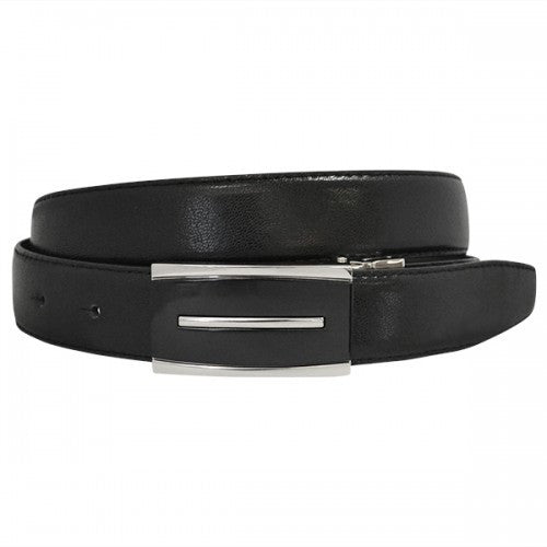 MALCOLM - Mens Black & Chocolate Reversible Genuine Leather Belt - Belt N Bags