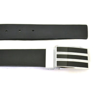 MADDOX - Mens Black and Brown Leather Belt  - Belt N Bags