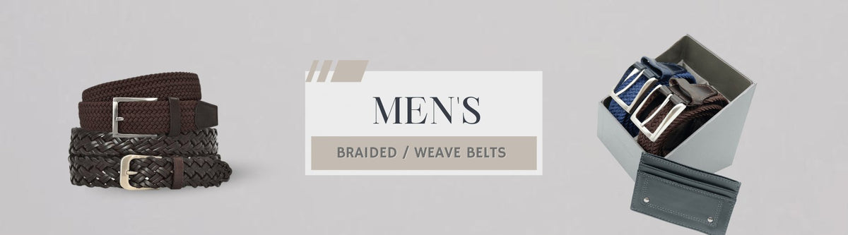 Belts Collection | Men's Braided / Weave Belts