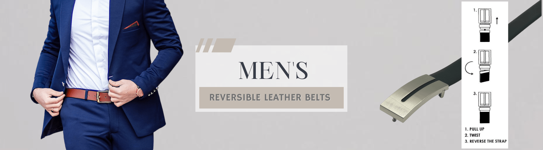 MENS REVERSIBLE BELTS