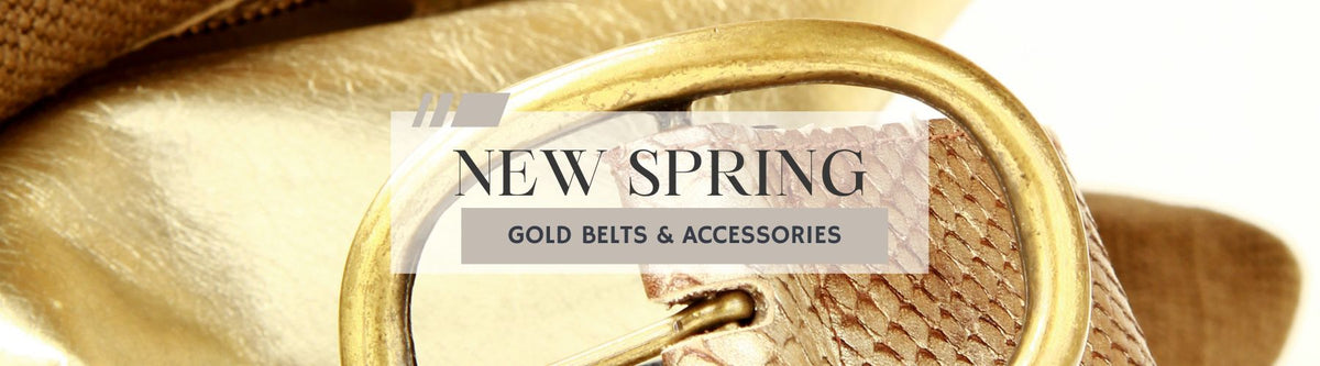 Spring NEW Collection | belts for women & gold accessories