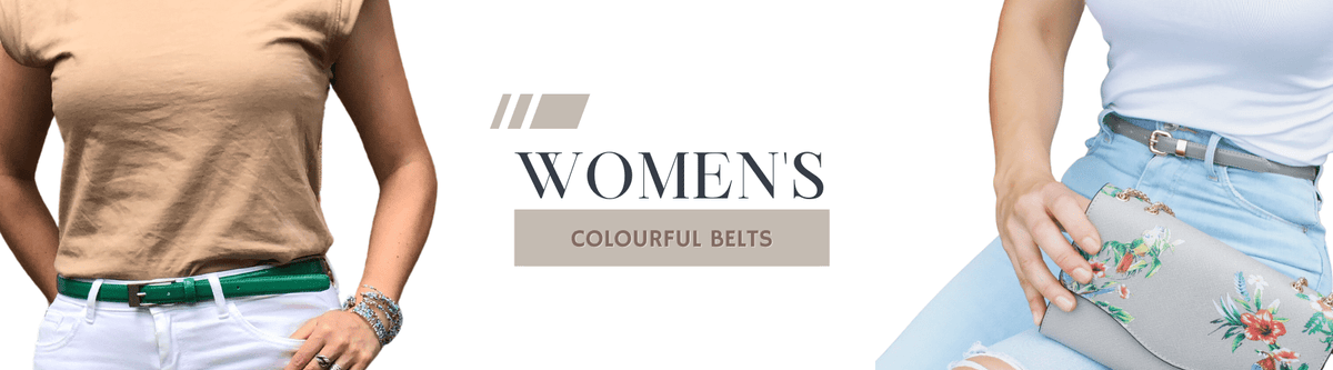 Belts Collection | Women Colourful Genuine Leather Belts