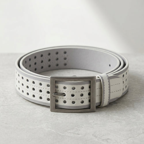 GRAYSON - Men's Perforated Leather Belt