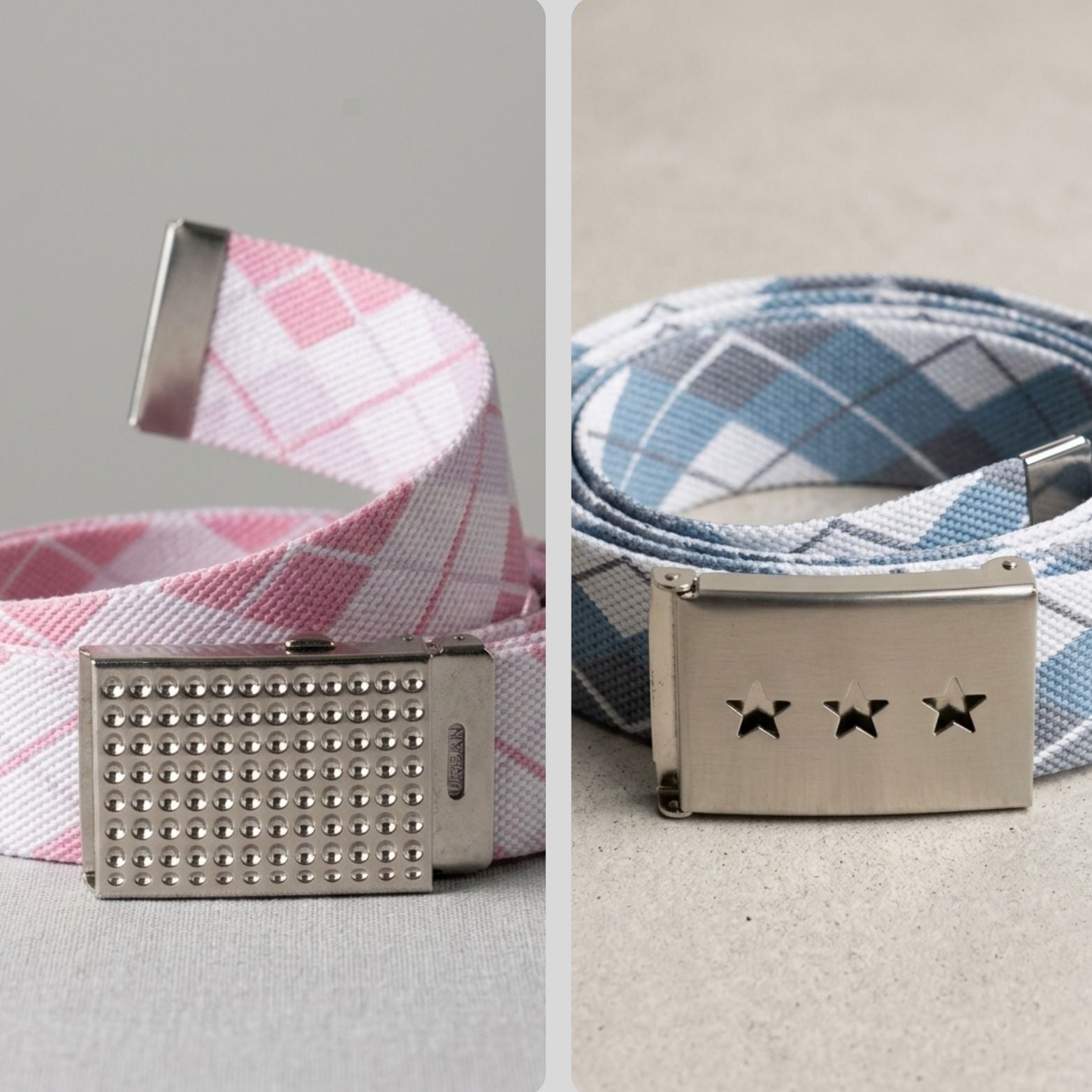 Piper Argyle Twin Pack Canvas Belts B1G1 - BeltNBags