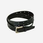 ABEL - Unisex Black Genuine Leather Belt