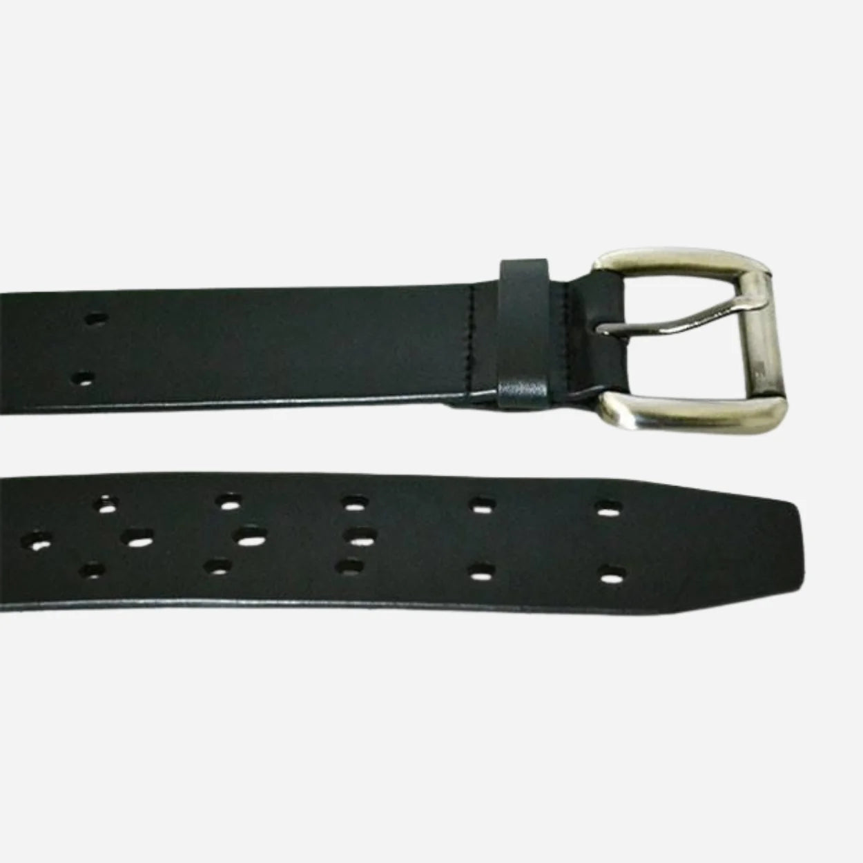 ABEL - Unisex Black Genuine Leather Belt