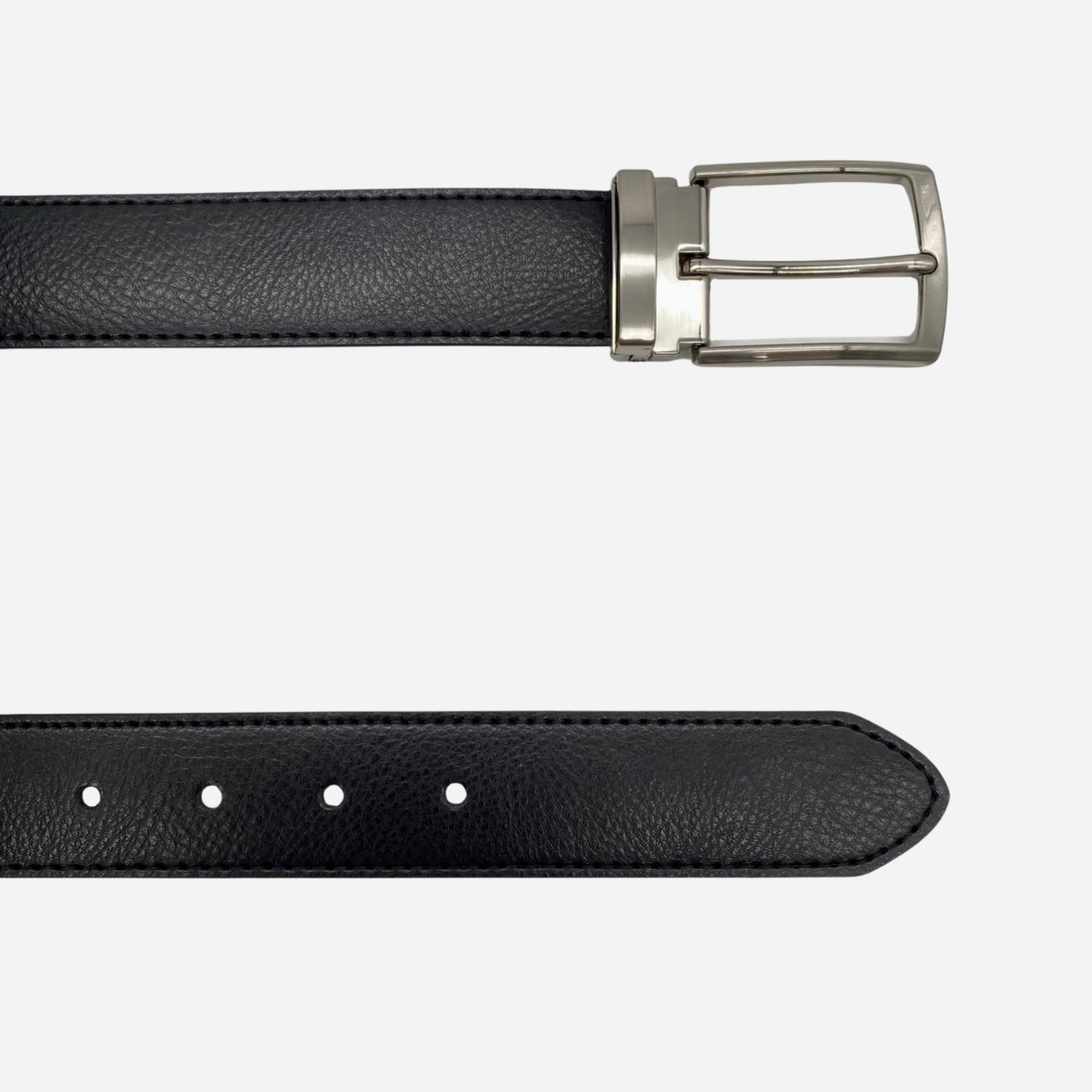 ACE - Men's Black Genuine Leather Belt