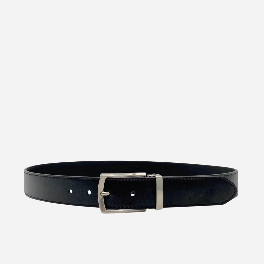 ACE - Men's Black Genuine Leather Belt