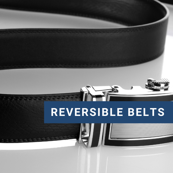 REVERSIBLE LEATHER BELTS