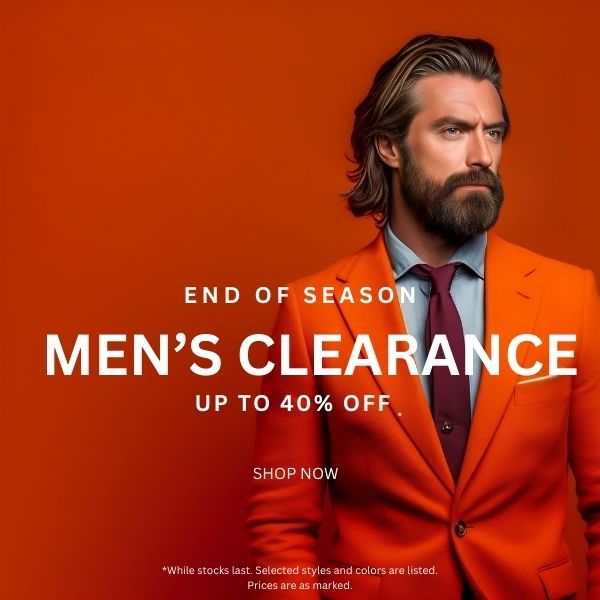 Men's Clearance Products.