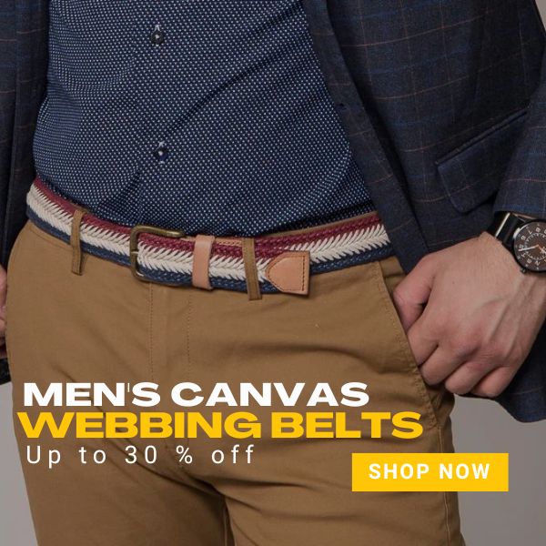 men's canvas webbing belts for men online australia