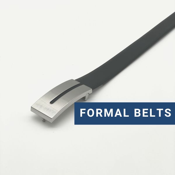 formal genuine leather belt for men