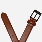 ALEX - Tan Genuine Leather Boys Belt